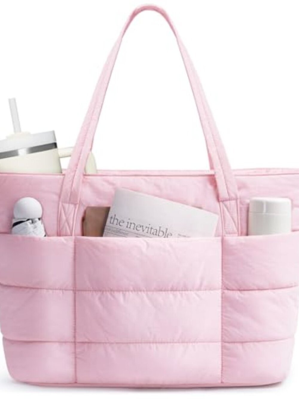 🆕 Tote Bags for Women, Puffer Work Tote Bag Women for Travel, Gym, Beach,